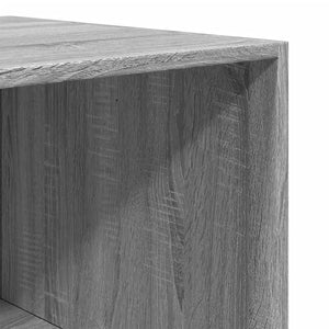 vidaXL Wardrobe Sonoma Grey 100x50x200 cm Engineered Wood