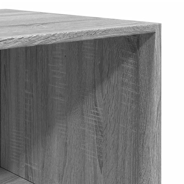 vidaXL Wardrobe Sonoma Grey 100x50x200 cm Engineered Wood