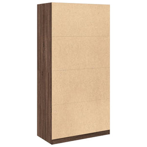 vidaXL Wardrobe Brown Oak Look 100x50x200 cm Engineered Wood