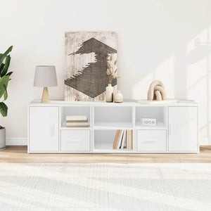 vidaXL Corner Shelf White 160x40x45 cm Engineered Wood