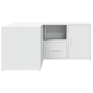 vidaXL Corner Shelf White 160x40x45 cm Engineered Wood