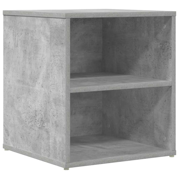 vidaXL Corner Shelf Concrete Grey 200x40x45 cm Engineered Wood