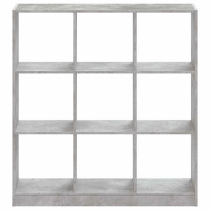 Betongraues Bücherregal, 102 cm