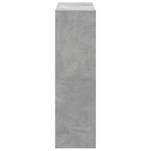 Betongraues Bücherregal, 102 cm