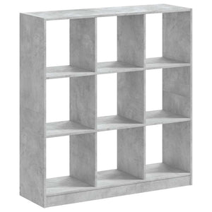 Betongraues Bücherregal, 102 cm