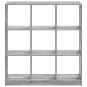 Bücherregal Grau Sonoma 102x32x108 cm
