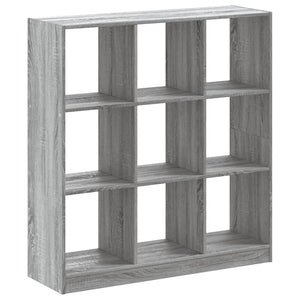 Bücherregal Grau Sonoma 102x32x108 cm