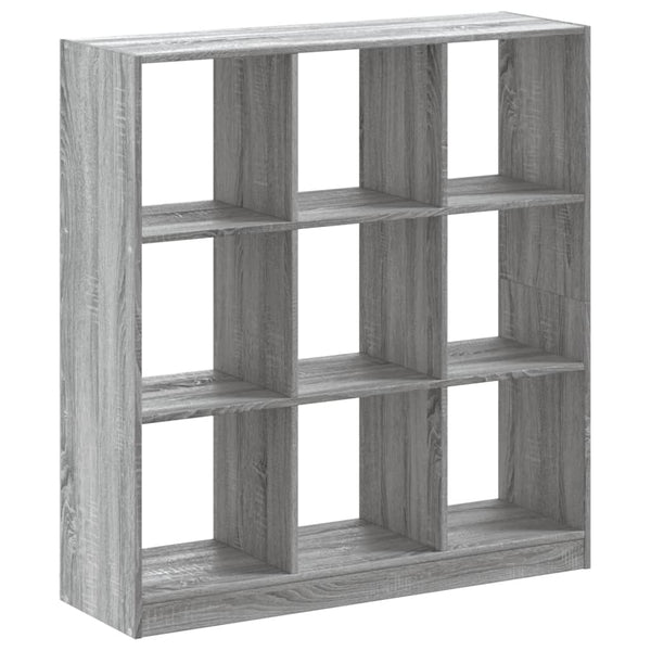Bücherregal Grau Sonoma 102x32x108 cm