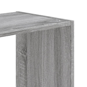 Bücherregal Grau Sonoma 102x32x108 cm