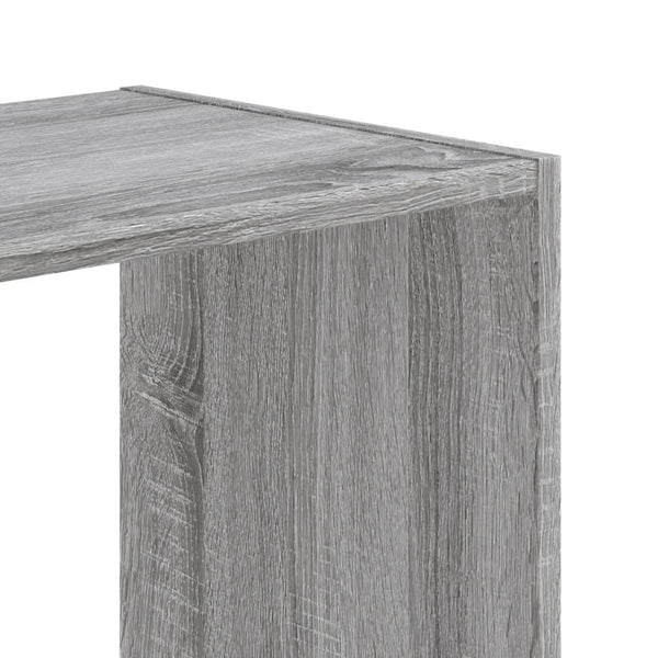 Bücherregal Grau Sonoma 102x32x108 cm