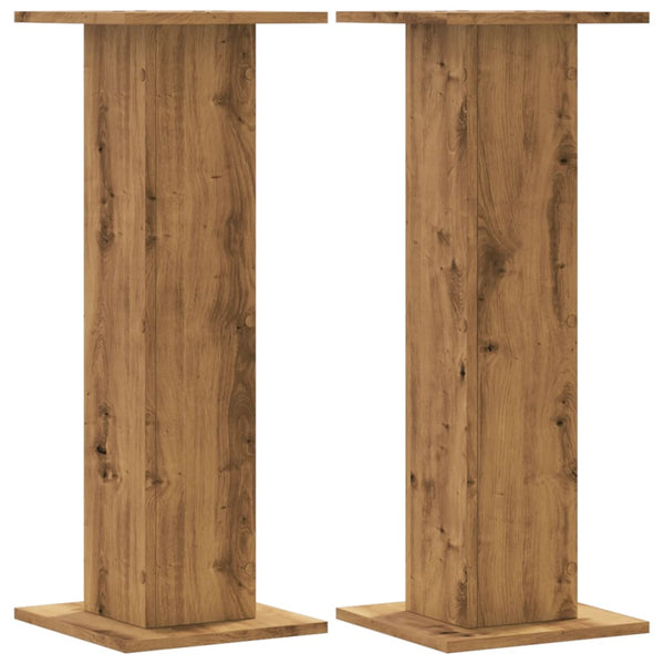 Pflanzenständer 2er-Set Artisan-Eiche 80cm