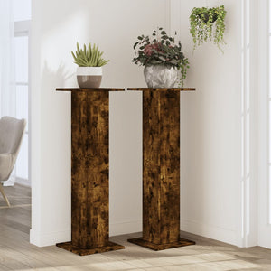 Pflanzenständer 2er Set Räuchereiche 95cm