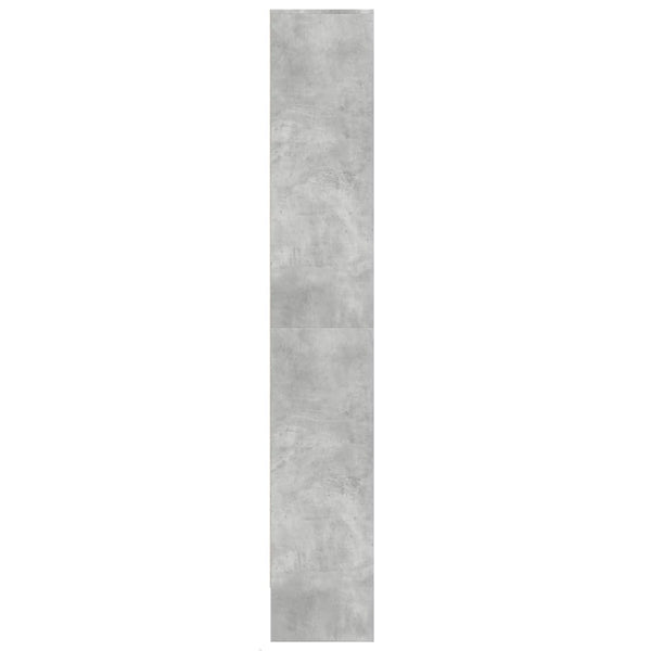 vidaXL Highboard with LED lighting Grey 69x32.5x200 cm Engineered Wood