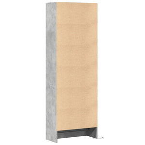 vidaXL Highboard with LED lighting Grey 69x32.5x200 cm Engineered Wood