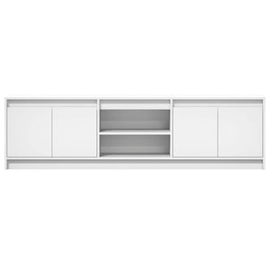 TV-Schrank Weiß mit LED 180cm