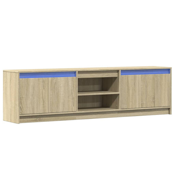 TV-Schrank Sonoma Eiche mit LED 180 cm