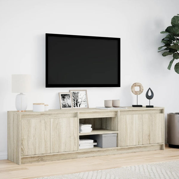 TV-Schrank Sonoma Eiche mit LED 180 cm