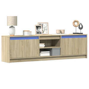 TV-Schrank Sonoma Eiche mit LED 180 cm
