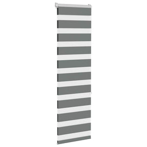 Doppelrollo Dunkelgrau 40x150 cm