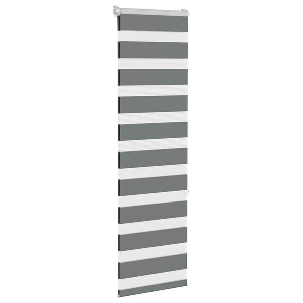 Doppelrollo Dunkelgrau 45x150 cm