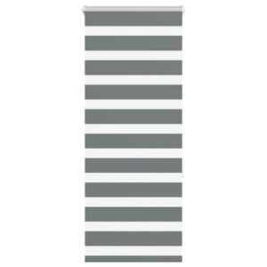 Doppelrollo Dunkelgrau 55x150 cm