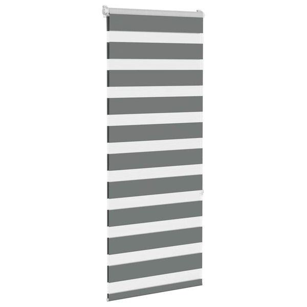 Doppelrollo Dunkelgrau 60x150 cm