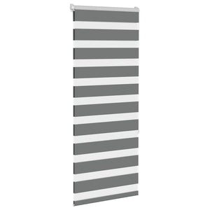 Doppelrollo Dunkelgrau 65x150 cm