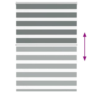 Doppelrollo Dunkelgrau 130x150 cm