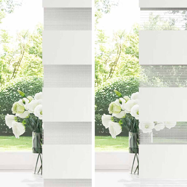 vidaXL Double Roller Blind Dark Grey 85x200 cm Fabric width 80.9 cm Polyester