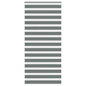 vidaXL Double Roller Blind Dark Grey 105x200 cm Fabric Width 100.9 cm Polyester