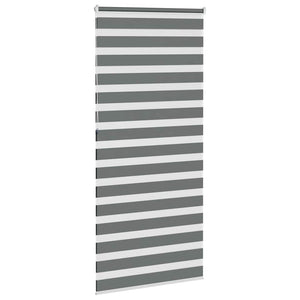 vidaXL Day/Night Roller Blind Dark Grey 115x230 cm Fabric width 110.9 cm Polyester