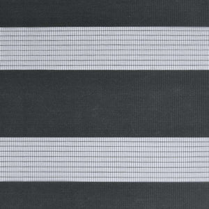vidaXL Day and Night Blind Black 50x100 cm Fabric width 45.9 cm Polyester