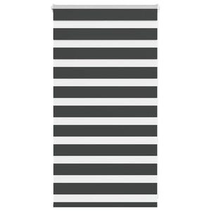 vidaXL Day and Night Blind Black 75x100 cm Fabric width 70.9 cm Polyester