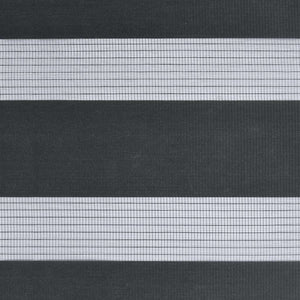 vidaXL Double Roller Blind Black 150x100 cm Fabric Width 145.9 cm Polyester