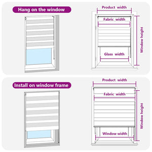 vidaXL Double Roller Blind Black 155x100 cm Fabric Width 150.9 cm Polyester