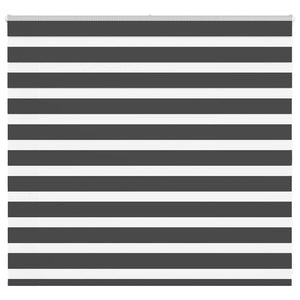 vidaXL Double Roller Blind Black 160x100 cm Fabric Width 155.9 cm Polyester