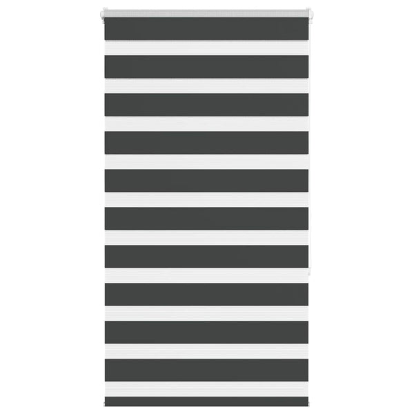 vidaXL Day and Night Blind Black 70x150 cm Fabric width 65.9 cm Polyester