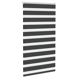 vidaXL Day and Night Blind Black 70x150 cm Fabric width 65.9 cm Polyester