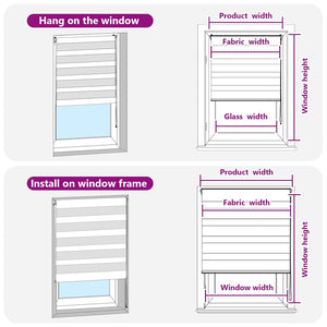 vidaXL Day and Night Blind Black 85x150 cm Fabric width 80.9 cm Polyester