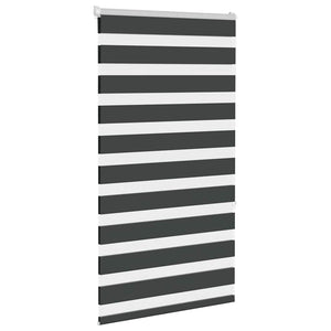 vidaXL Day and Night Blind Black 85x150 cm Fabric width 80.9 cm Polyester