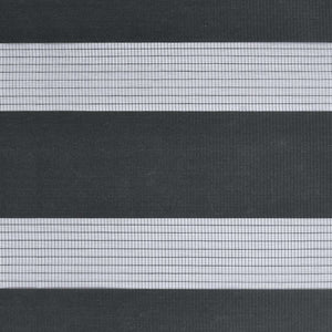 vidaXL Black Day and Night Blind 40x200 cm Fabric width 35.9 cm Polyester