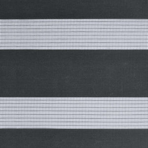 vidaXL Day and Night Blind Black 165x200 cm Fabric Width 160.9 cm Polyester