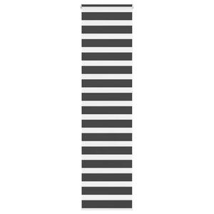 vidaXL Day and Night Blind Black 50x230 cm Fabric width 45.9 cm Polyester