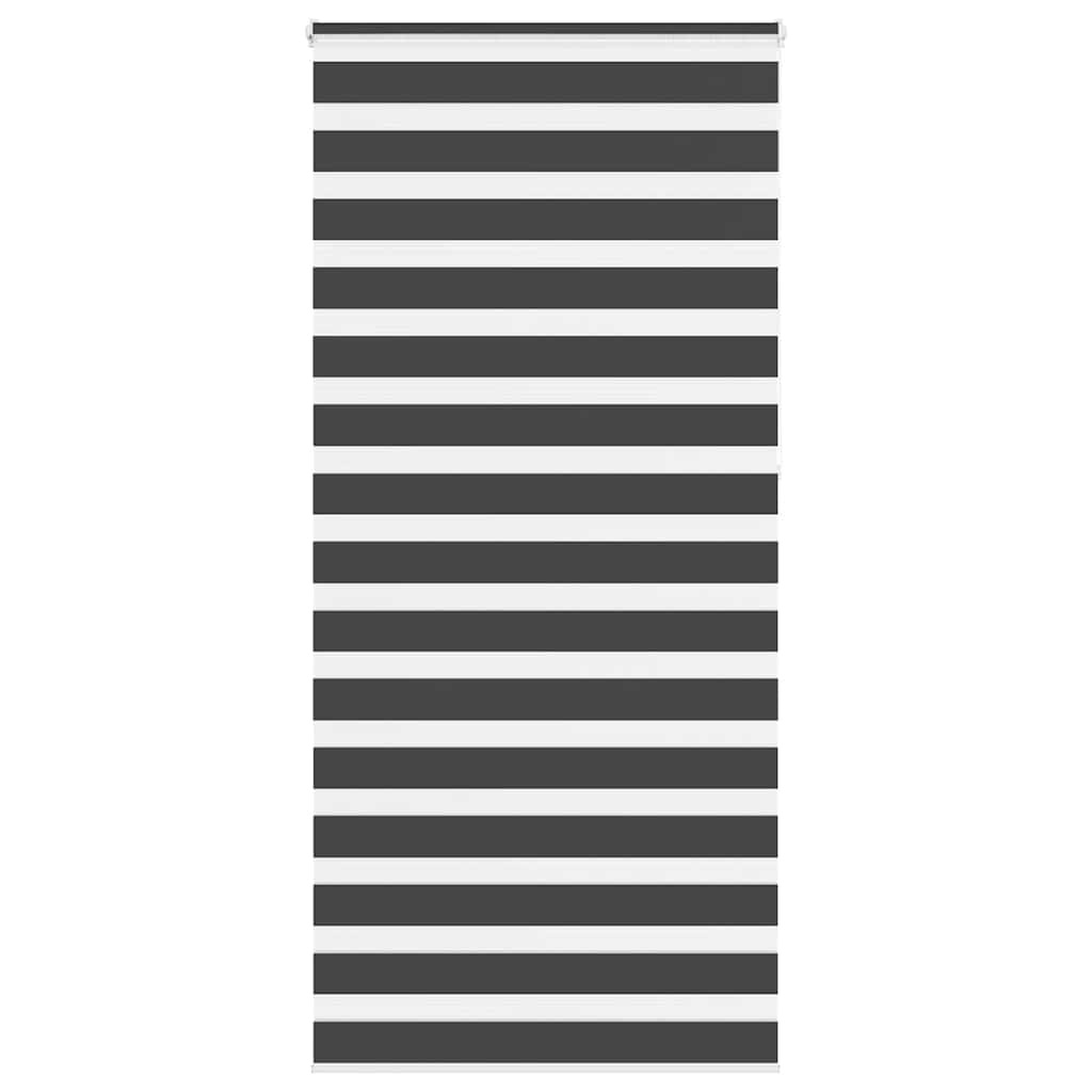 Doppelrollo Schwarz 110x230 cm