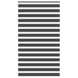 Doppelrollo Schwarz 130x230 cm