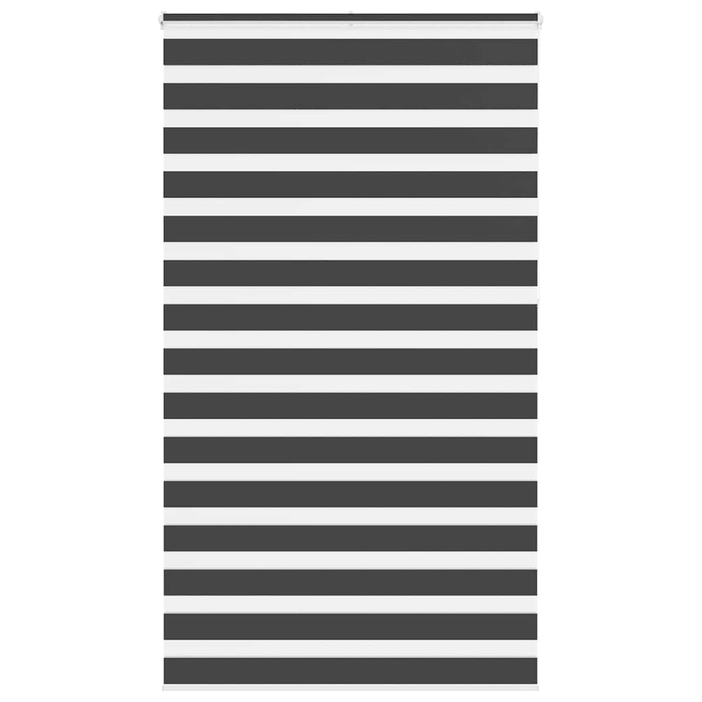 Doppelrollo Schwarz 130x230 cm
