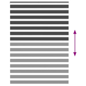 Schwarzes Doppelrollo 155x230 cm