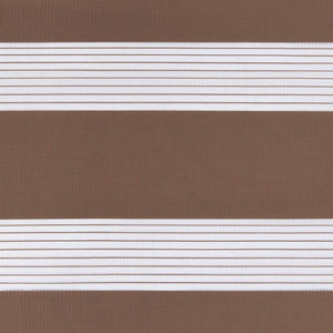 Doppelrollo Braun 45x100 cm