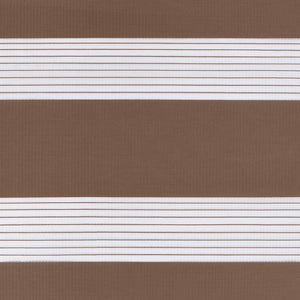 Doppelrollo Braun 110x100 cm