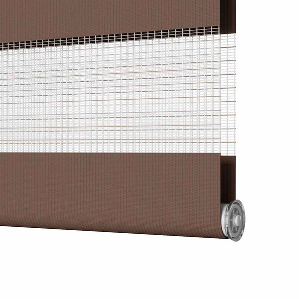 Doppelrollo Braun 65x200 cm